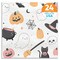 Big Dot of Happiness Pastel Halloween Party Napkins, Pink Pumpkin Birthday Party Decor, White 3-Ply Paper Luncheon Napkins - 24 Count